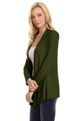 Load image into Gallery viewer, Womens Open Drape Cardigan Reg and Plus Size Cardigan Sweater Long Sleeves - USA