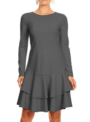 Load image into Gallery viewer, Classy Redefined Ruffle Dress