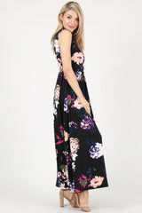 Load image into Gallery viewer, floral black/navy/pink